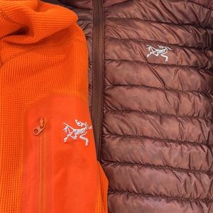 Arc’tyrex zip up puffer